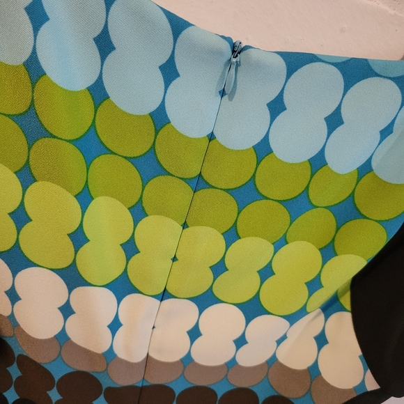 Retro vintage Dress size 4 groovy polyester spandex women's - Picture 4 of 6